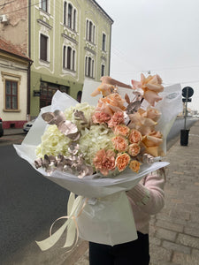 Buchet "Peach Flavour"